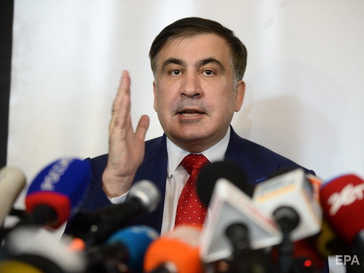 Саакашвили заявил, что представители Путина требуют от Зеленского запретить ему въезд в Украину