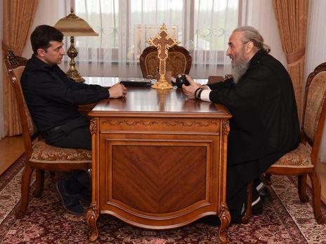 Зеленский встретился с митрополитом Онуфрием