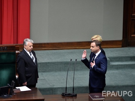 Церемония инаугурации президента Польши Дуды. Фоторепортаж