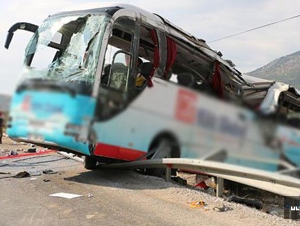 Среди пострадавших в аварии автобуса в Турции нет украинских граждан