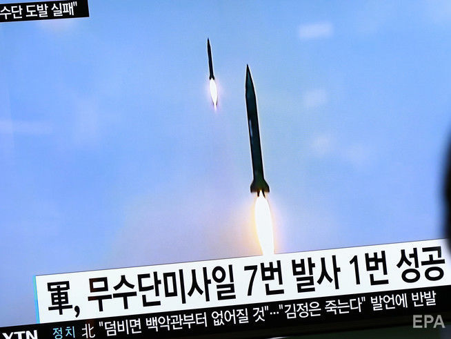 ﻿У КНДР провели випробування ракет малої дальності