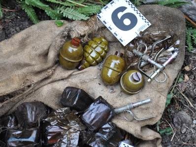 СБУ: В Закарпатье найден тайник с боеприпасами из зоны АТО