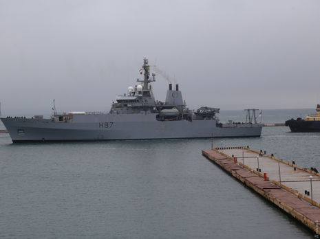 В Одессу второй раз за полгода зашел британский разведывательный корабль