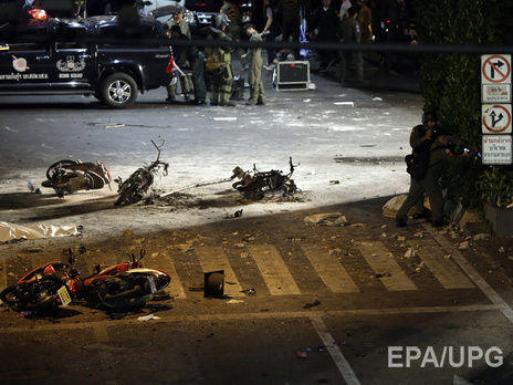 В центре Бангкока прогремел мощный взрыв. Фоторепортаж