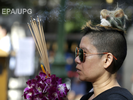 В Бангкоке прошла траурная церемония по жертвам взрыва. Фоторепортаж