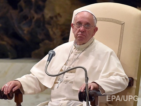 Папа Римский поздравил народ Украины с Днем Независимости