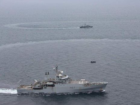 Украинские и британские военные провели учения в Черном море. Фоторепортаж