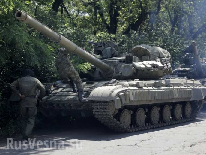Луганская ОГА: Боевики обстреляли территорию области из САУ и танков