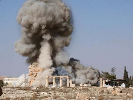 Боевики ИГИЛ опубликовали кадры взрыва храма Баалшамина в Пальмире. Фоторепортаж