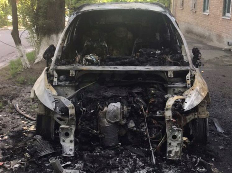 Полиция открыла уголовное производство относительно сгоревшего автомобиля главреда TVi Егорова