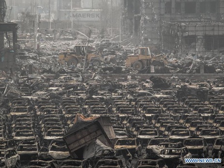 В Китае в связи со взрывами в Тяньцзине арестованы 12 человек
