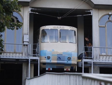 Киевский фуникулер открылся после ремонта