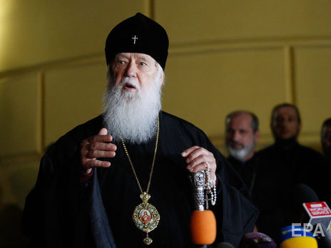 Філарет під час літургії згадав Епіфанія як митрополита Київського і всієї України
