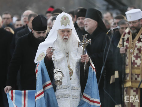 ﻿Філарет знову заявив, що Київський патріархат існує, і звинуватив Епіфанія у відмові від домовленостей, досягнутих перед об'єднавчим собором