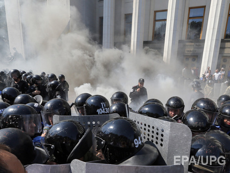 Адвокат: Гуменюк, задержанный за участие в столкновениях под Радой, не признает своей вины