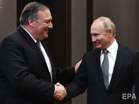﻿Помпео заявив, що у США і Росії різні погляди на вирішення українського питання