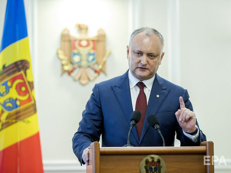 ﻿Додон: Позиція керівництва Молдови щодо територіальної цілісності України не змінювалася протягом усіх 27 років незалежності