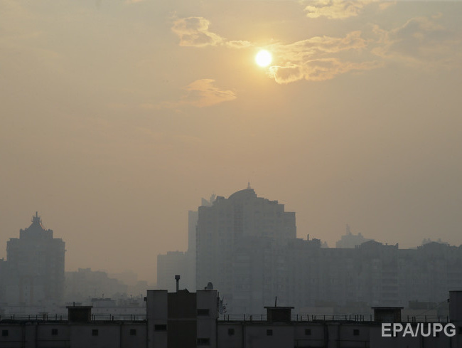 КГГА: Содержание вредных веществ в киевском воздухе не превышает норму