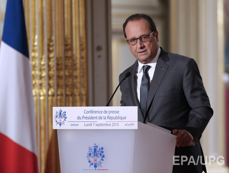 Олланд готов поддержать снятие санкций с России