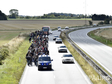 Дания выслала обратно в Германию группу мигрантов из Сирии