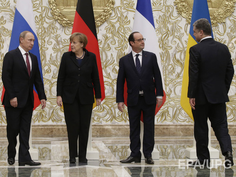 Встреча лидеров стран "Нормандской четверки" должна пройти в Париже