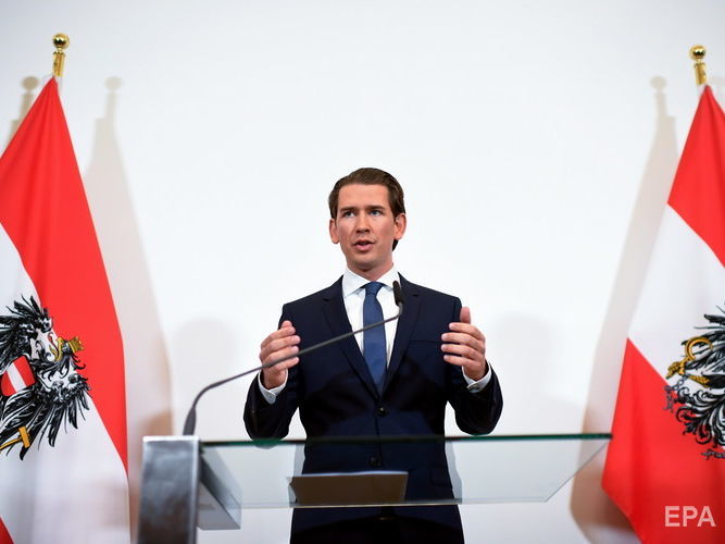 ﻿Канцлер Австрії Курц оголосив про розпад коаліції після скандалу з відео, що компрометує віце-канцлера