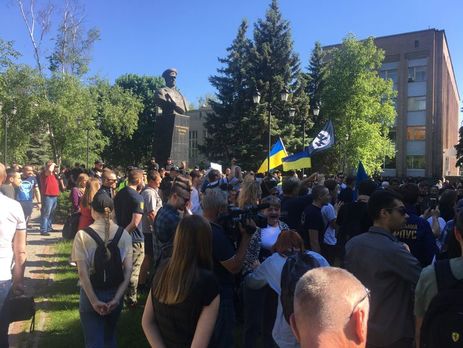 ﻿У Харкові відбулися зіткнення прихильників і противників маршала Жукова