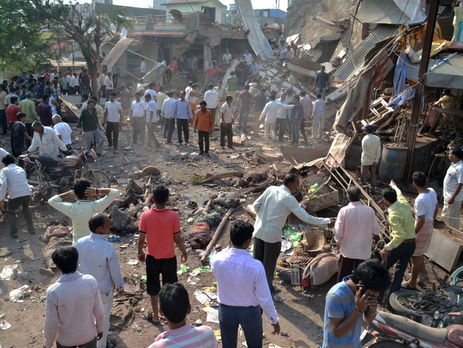 В Индии взорвался ресторан, 89 человек погибли. Фоторепортаж