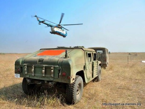 Морская пехота украинских ВМС во время учений Sea Breeze-2015. Фоторепортаж