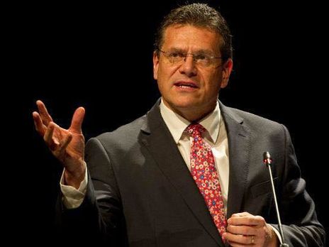 Вице-президент Еврокомиссии Шефчович заявил, что рынок электроэнергии в Украине необходимо запустить с 1 июля этого года