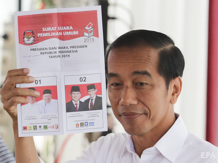 ﻿В Індонезії оголосили переможцем виборів чинного президента
