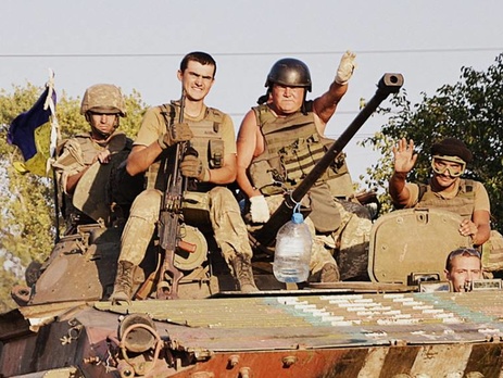 28-я отдельная механизированная бригада ВСУ вернулась на ротацию из зоны АТО. Фоторепортаж