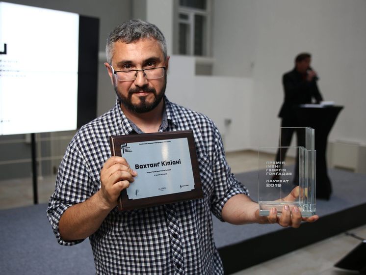 Главред "Исторической правды" Кипиани стал первым лауреатом премии имени Гонгадзе