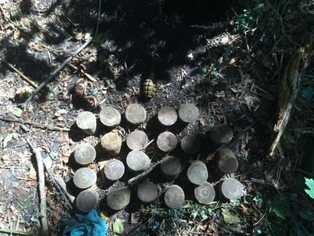 На трассе возле Краматорска СБУ обнаружила тайник с боевой гранатой и семью килограммами гашиша