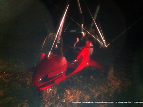 В Закарпатье пограничники задержали дельтаплан для перевозки контрабанды и пилота