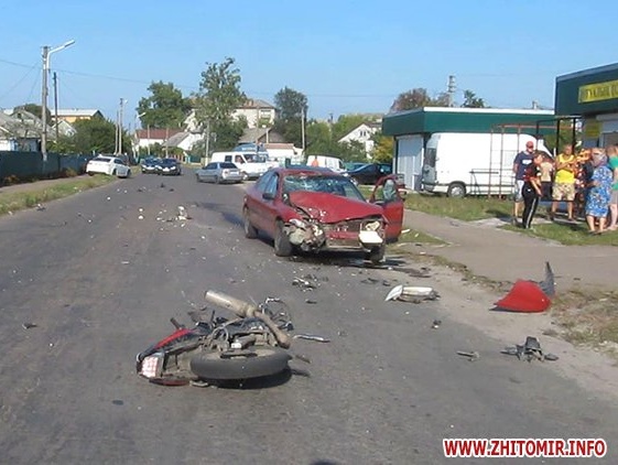 В Житомирской области пьяный судья сбил насмерть мотоциклиста