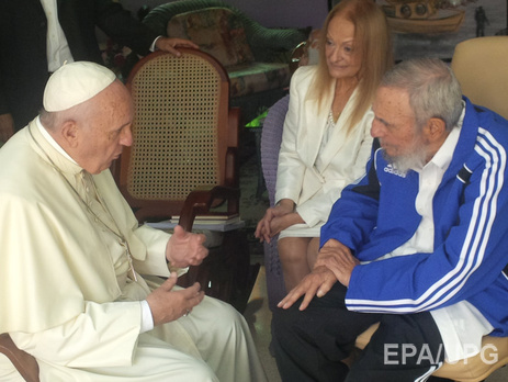 Папа Римский провел встречу с Фиделем Кастро