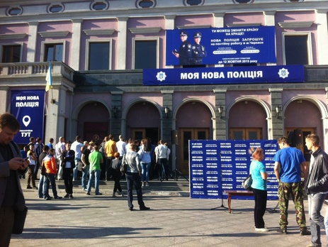 В Черкассах стартовал набор в патрульную полицию