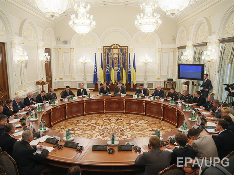 Столтенберг принял участие в заседании СНБО Украины. Фоторепортаж