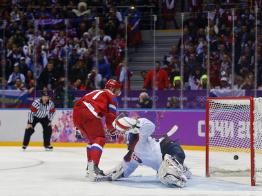 Сочи-2014: Россия лишь по буллитам обыграла Словакию в хоккейном турнире