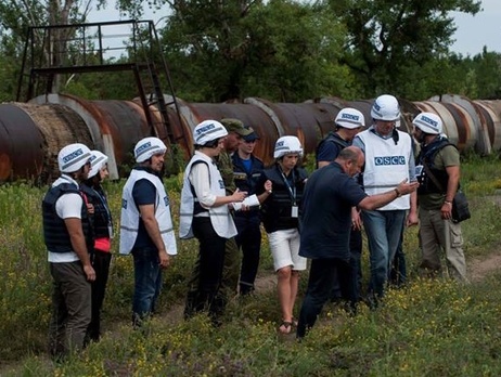 Спецмиссия ОБСЕ: Из места хранения вооружения 