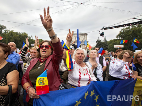 В Кишиневе возобновились акции протеста