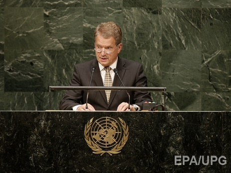 Президент Финляндии: Все незаконные меры, такие как аннексия Крыма Россией, признавать нельзя