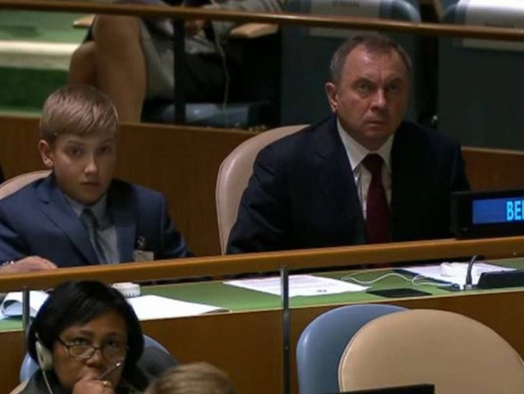 11-летний сын Лукашенко оказался в составе белорусской делегации на сессии Генассамблеи ООН