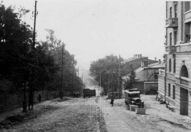 Улица Шелковичная, 1941 год Фото: retrobazar.com