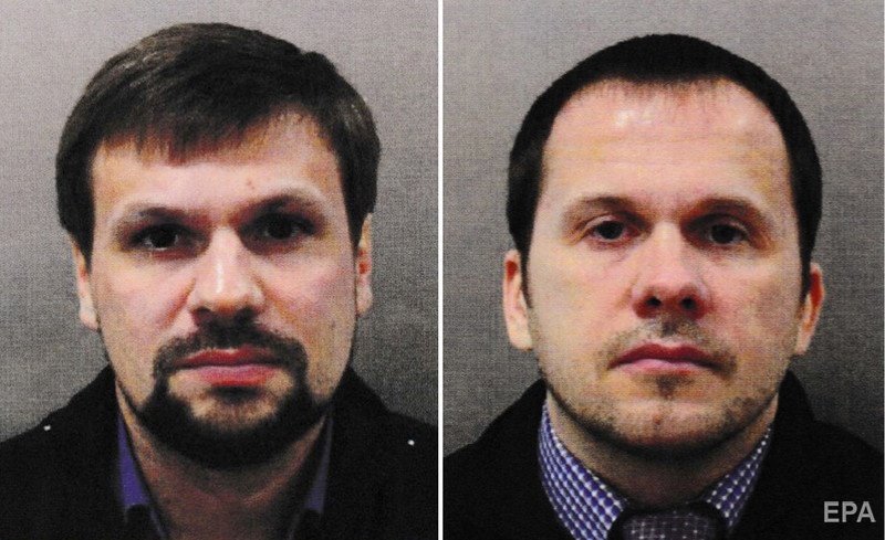 Фотографии Боширова и Петрова, опубликованные британской полицией. Фото: ЕРА