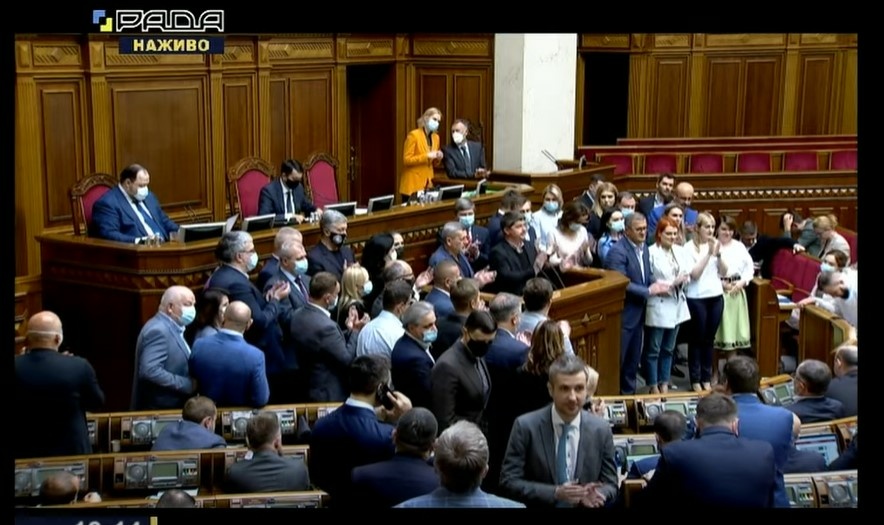 Скріншот: Parlaments'kyi telekanal Rada / YouTube