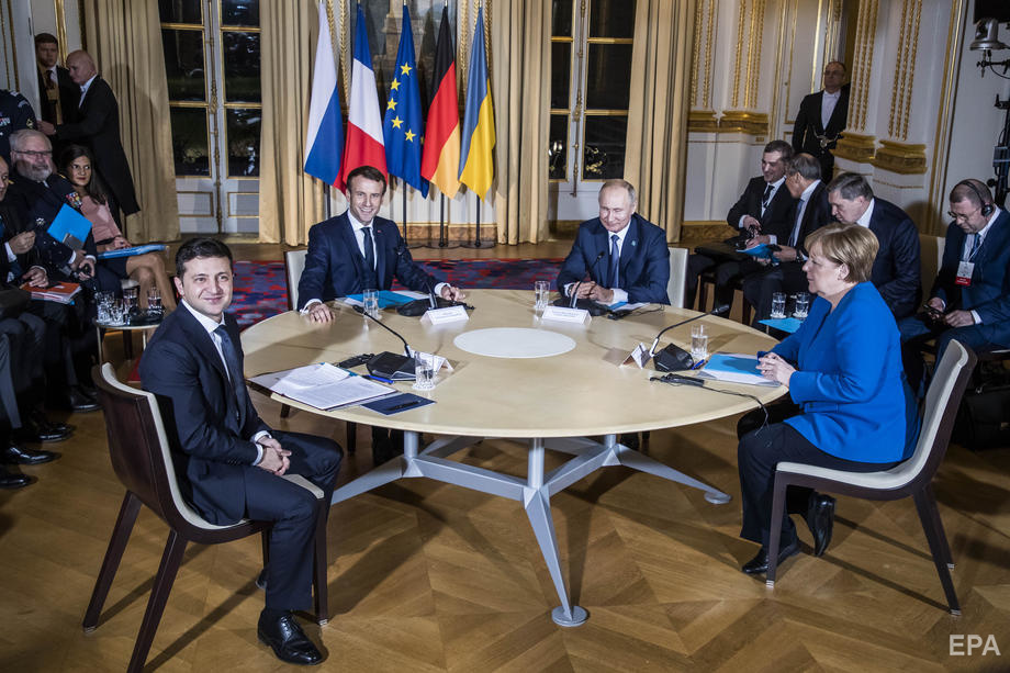 Переговоры "Нормандской четверки" в Париже, 9 декабря 2019 года. Фото: ЕРА