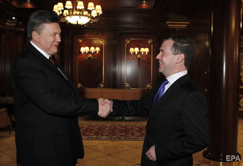 Встреча Януковича и Медведева России, 2011 год. Фото: EPA