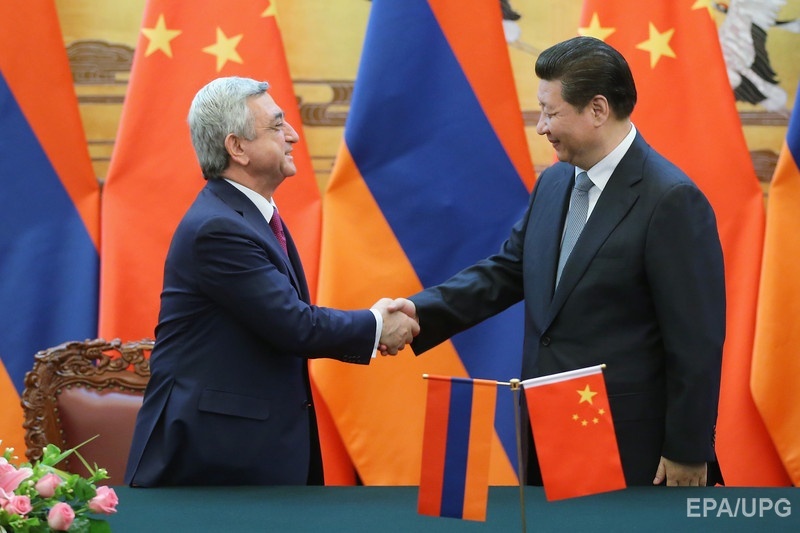 Лидеры Армении Серж Саргсян и Китая Си Цзинпин встретятся в Москве. Фото: ЕРА